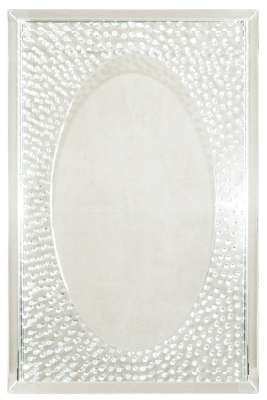MC010 Wall décor art mirror on mirror rectangular ornate
